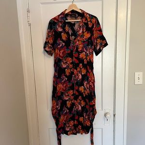 Anthropologie Maeve multicolored shirt dress